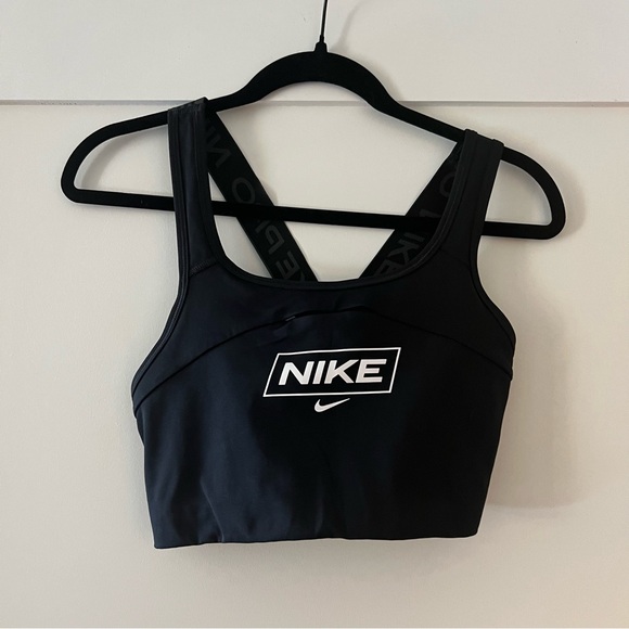 NWOT NIKE Pro Swoosh Women’s Bust Cut-Out High Intensity Sports Bra, L - Picture 2 of 4